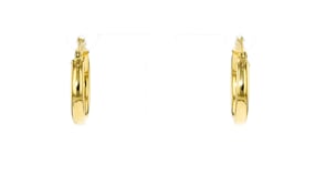 18kt Gold Over Sterling Hoop Earrings