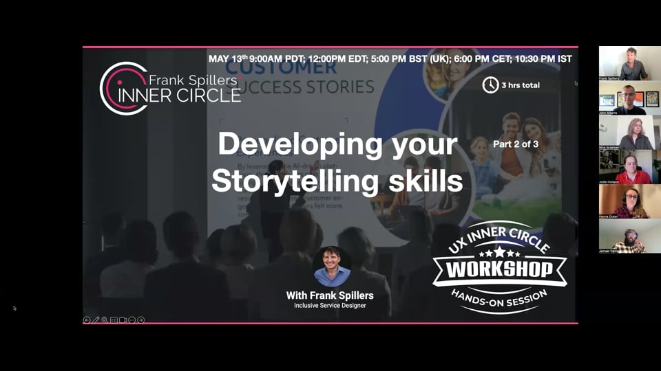 Workshop: Developing your Storytelling skills- Part 2