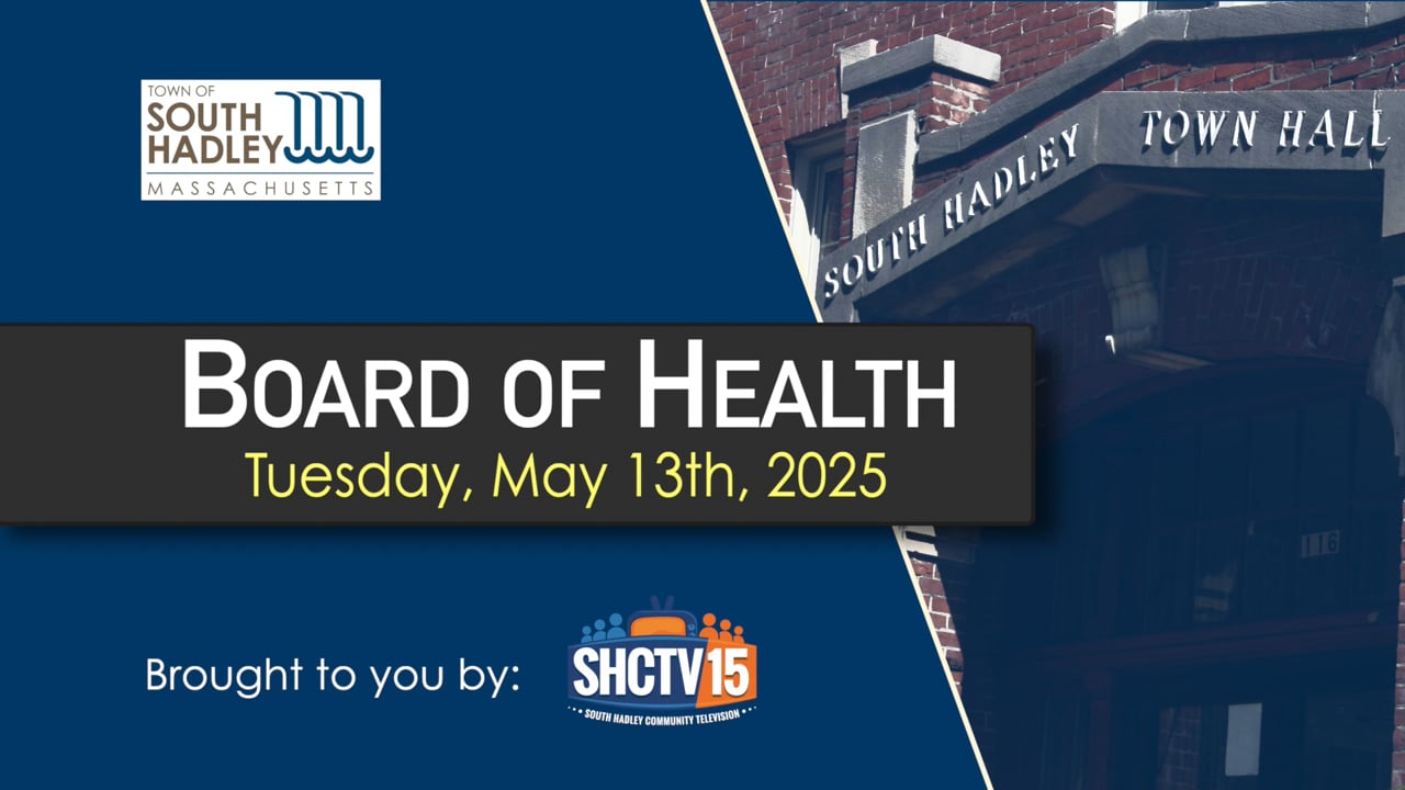 Board of Health: 05/13/2025