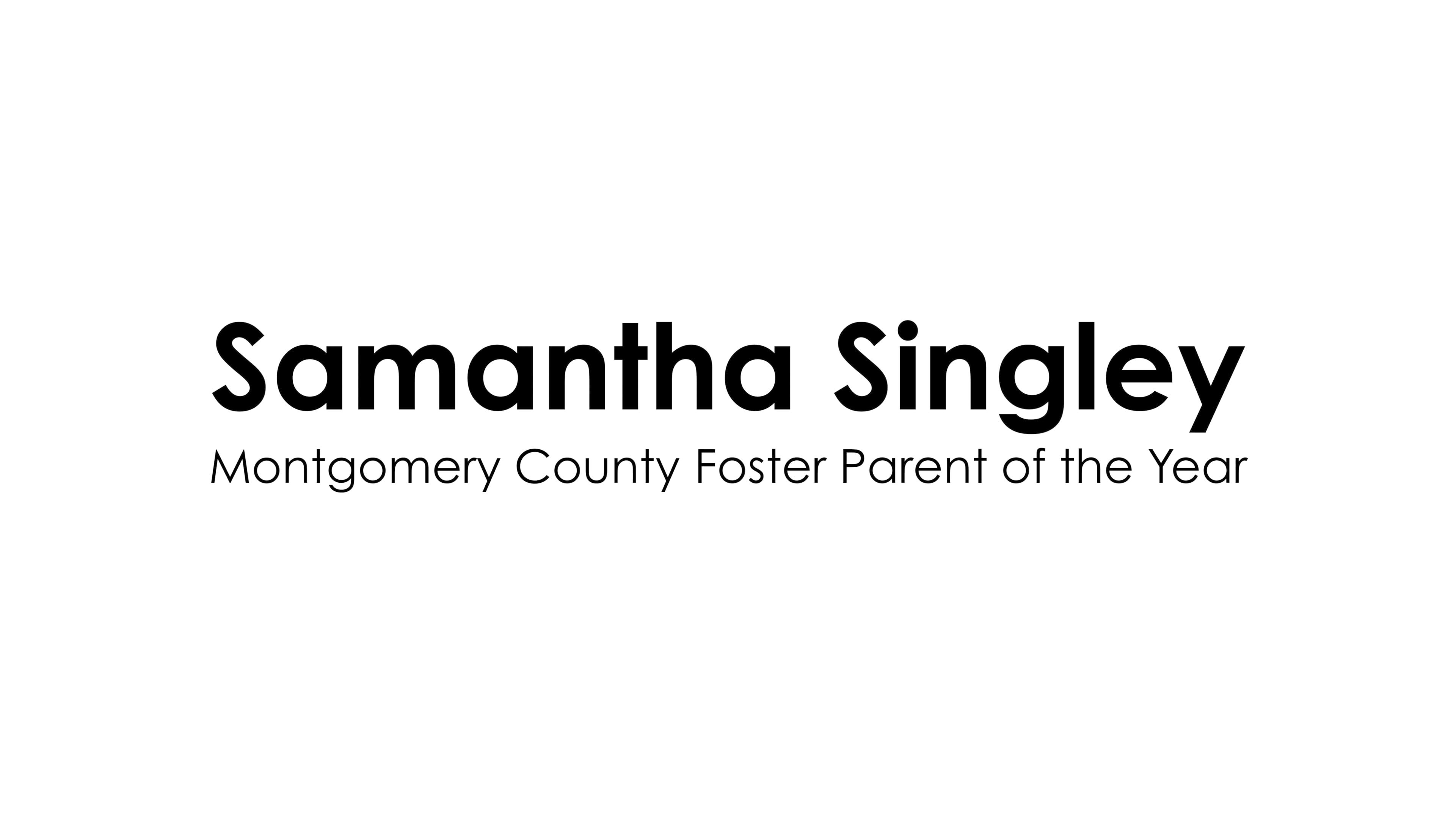 Montgomery County - Singley
