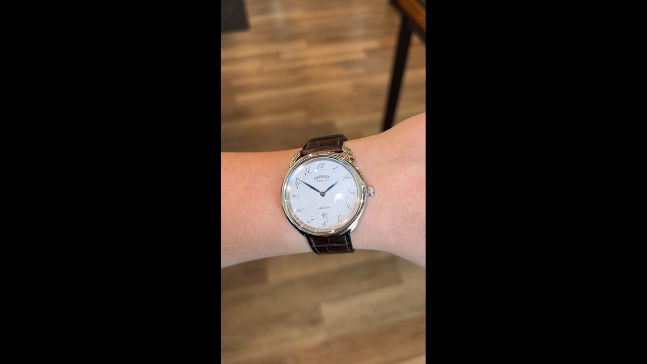 Hermes AR Automatic Watch AR7.710 in Stainless Steel – Filigree