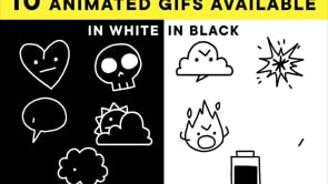 Anti-CUTE | Doodles & GIF Pack, an Emoji Icon by Iris Atelier (Thumbnail 6 of 6)