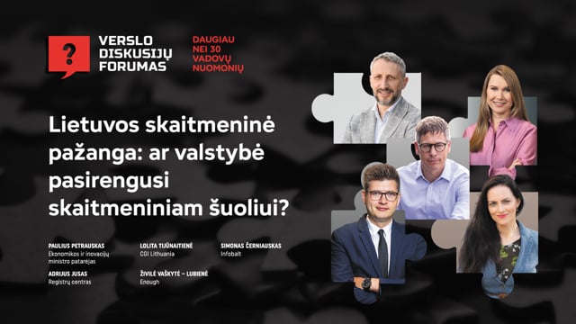 Lietuvos skaitmeninė pažanga: ar valstybė pasirengusi skaitmeniniam šuoliui?