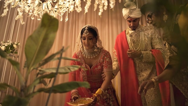 Still from Ryan & Vandevi next day edit by Happy Soul Films, Toronto wedding videographers