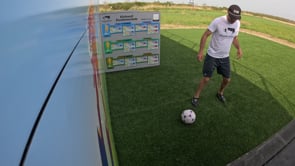 Skill 29) Pass, Roll, Play Outside, Pullback - Right Foot