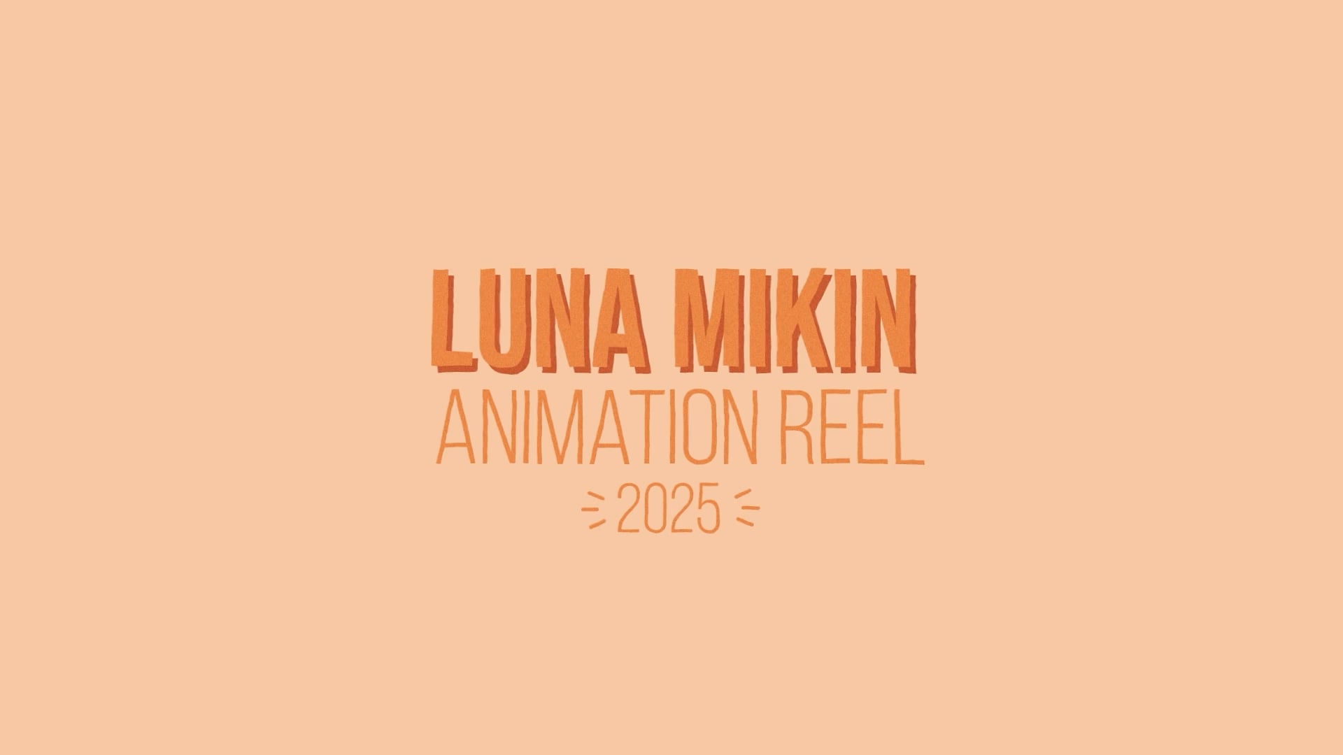 Luna Mikin Animation Reel 2025