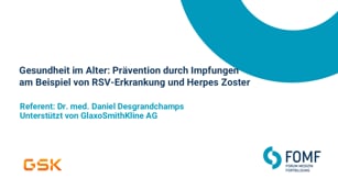 Gesundheit im Alter: Prävention durch Impfungen am Beispiel von RSV-Erkrankung und Herpes Zoster