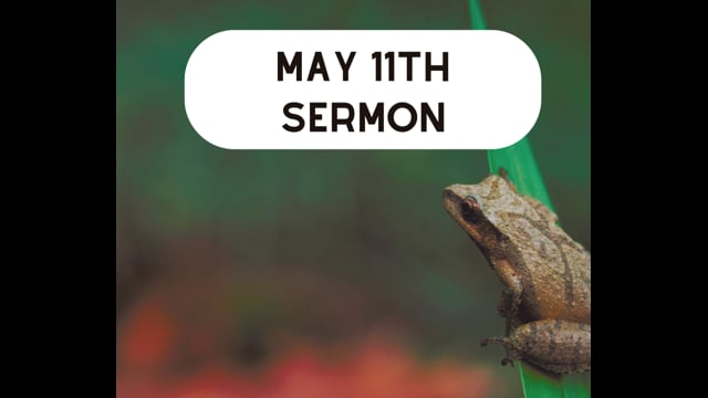 May 11th Sermon