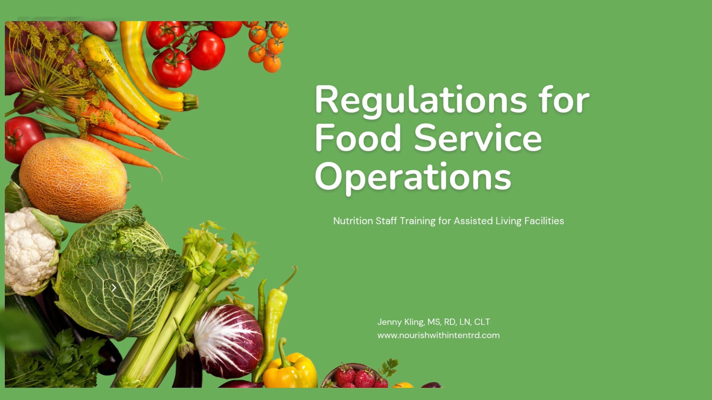 Food Service General Inspection Guidelines Inservice | Videos & Movies ...