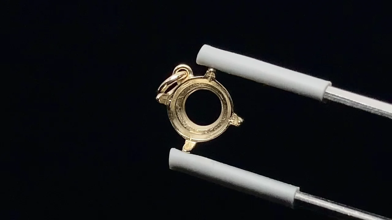 Video][Japan][K10 Yellow Gold]Pendant Frame (Prong Setting