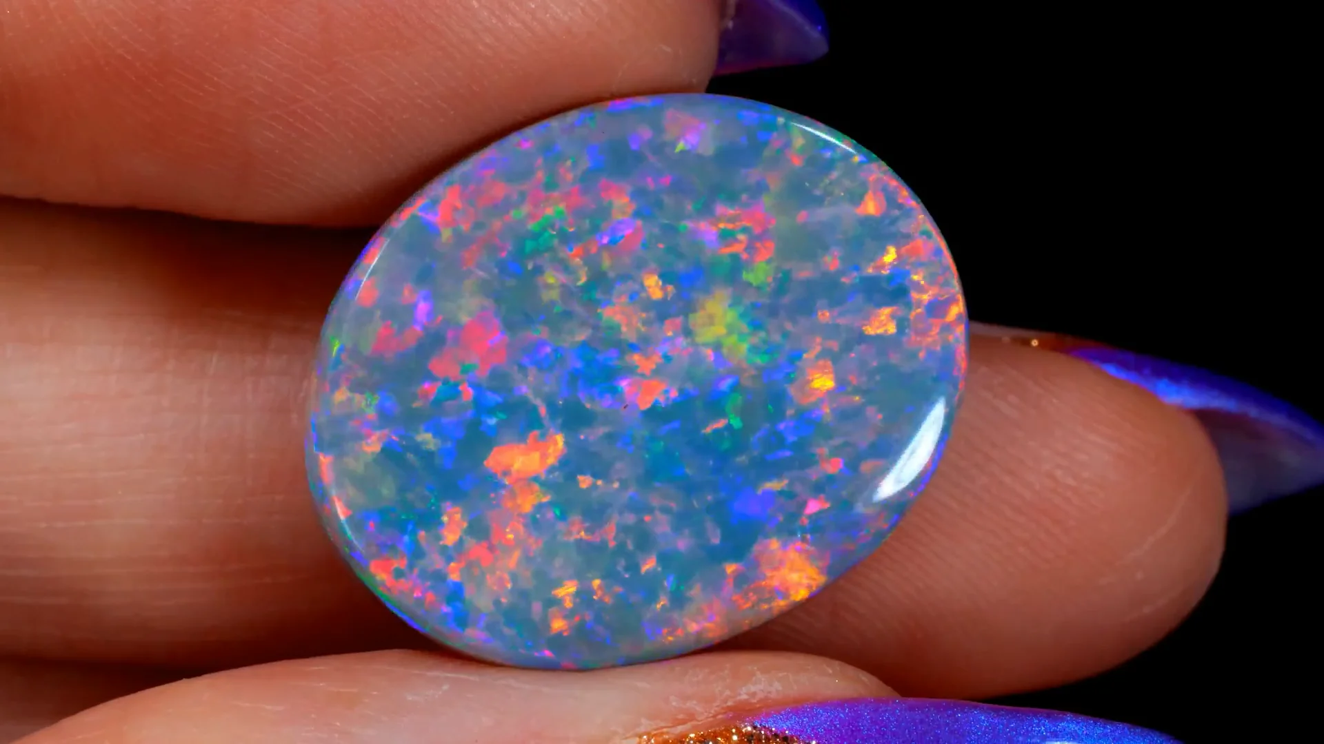 NORTHWAVE OPAL 23㎝ 13.09ct Lightning Ridge Black Opal | Burton's – Burton's