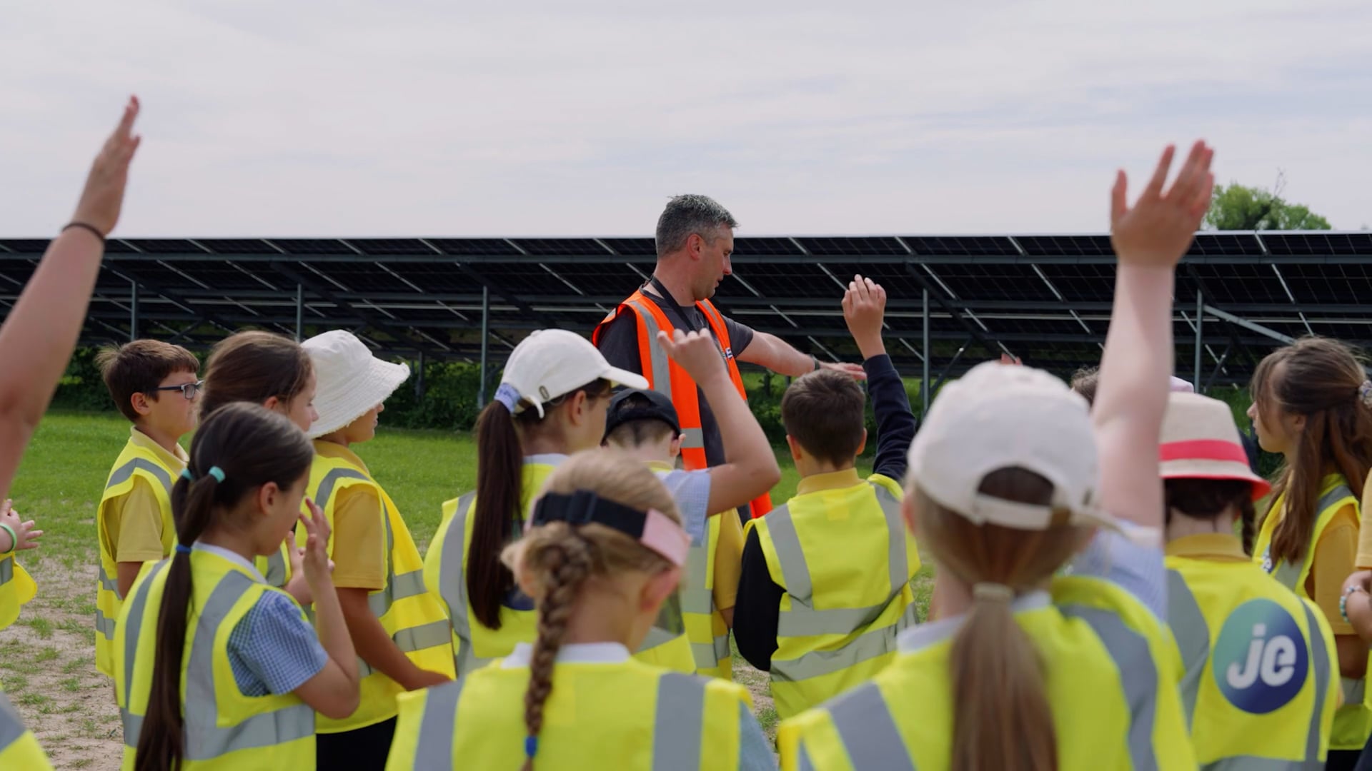 Moulin à Vent solar farm: St Clement's School visit Image