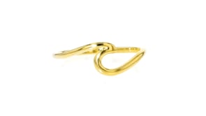18kt Gold Vermeil Wave Ring