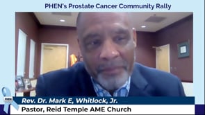 Pastor of Reid Temple AME Church Speaks on Family History of Prostate Cancer