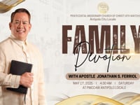 Antipolo Locale Family Devotion | May 17, 2025