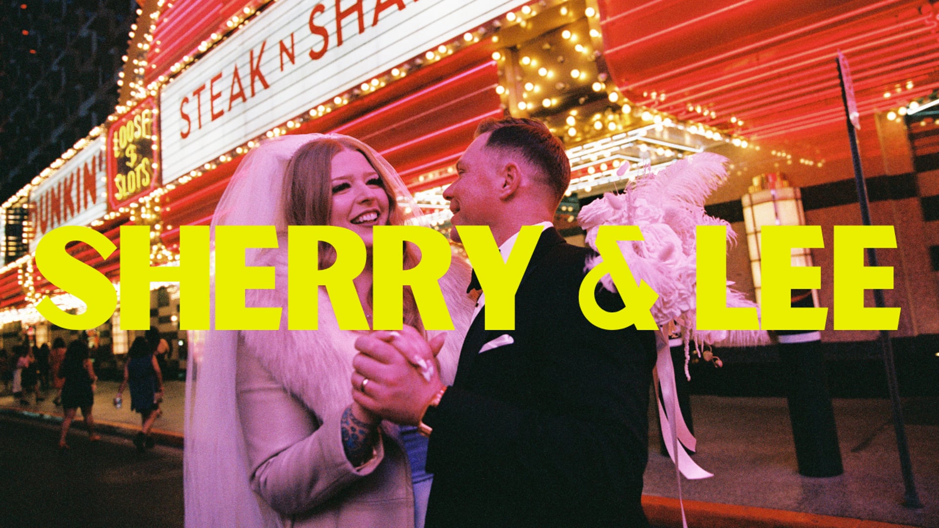 Sherry & Lee | Vintage Vegas Elopement on 8mm Film