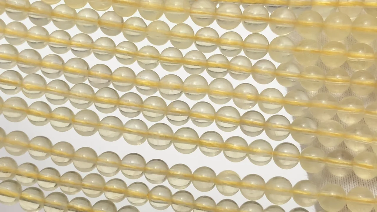 ゴールデンフローライト ラウンド4mm 1連｜天然石ビーズの卸問屋・通販