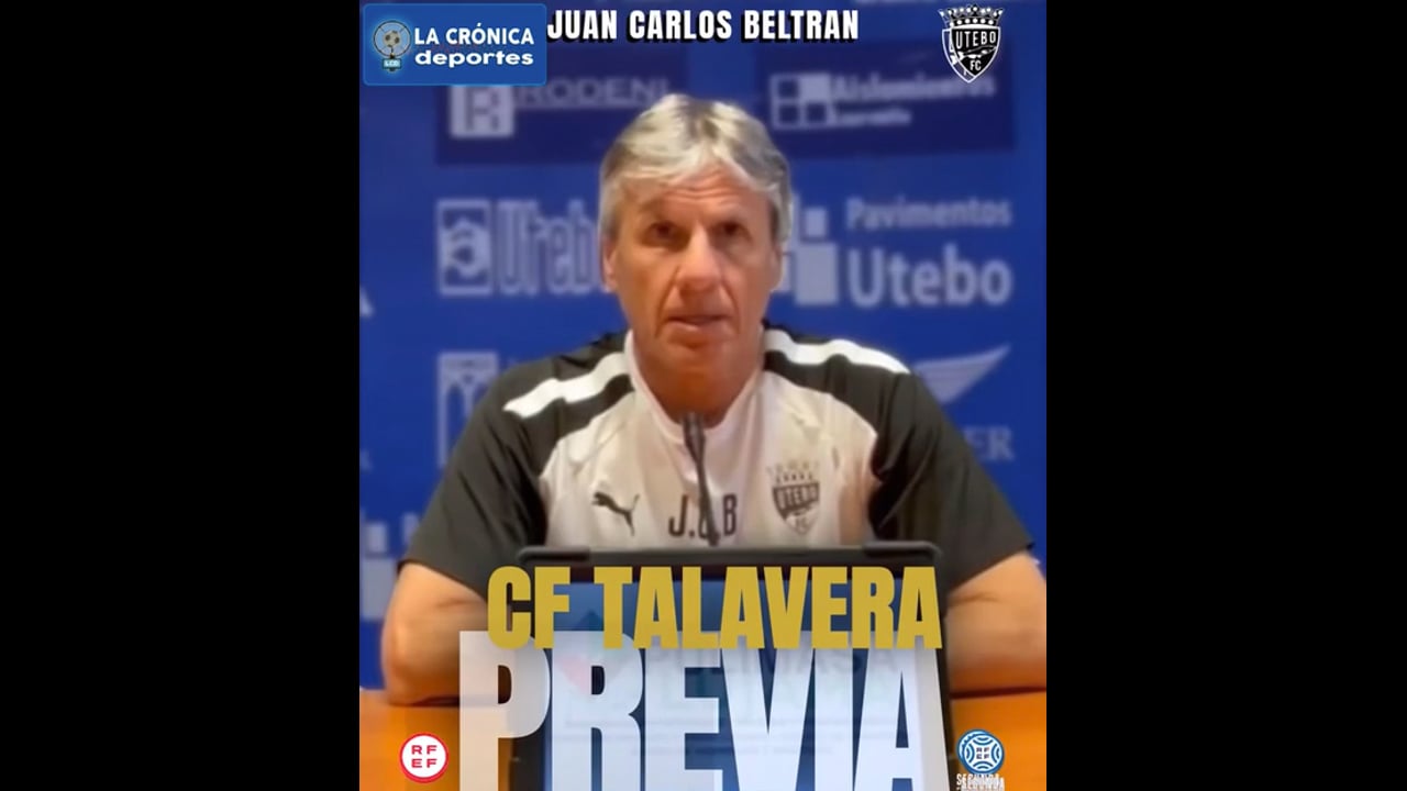 LA PREVIA / CD Talavera - Utebo FC / JUAN CARLOS BELTRÁN (Entrenador Utebo) VUELTA Semifinales Playoff de Ascenso a 1ª RFEF
