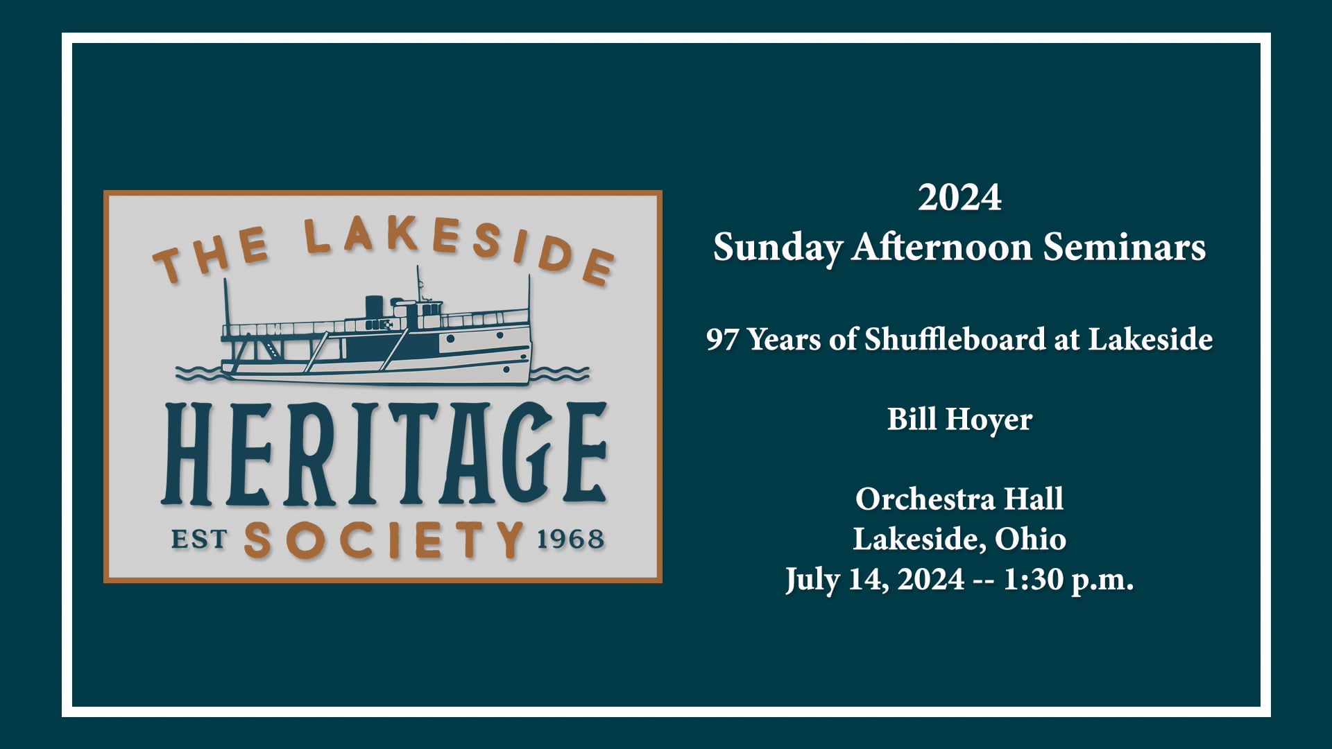 97 Years of Shuffleboard at Lakeside