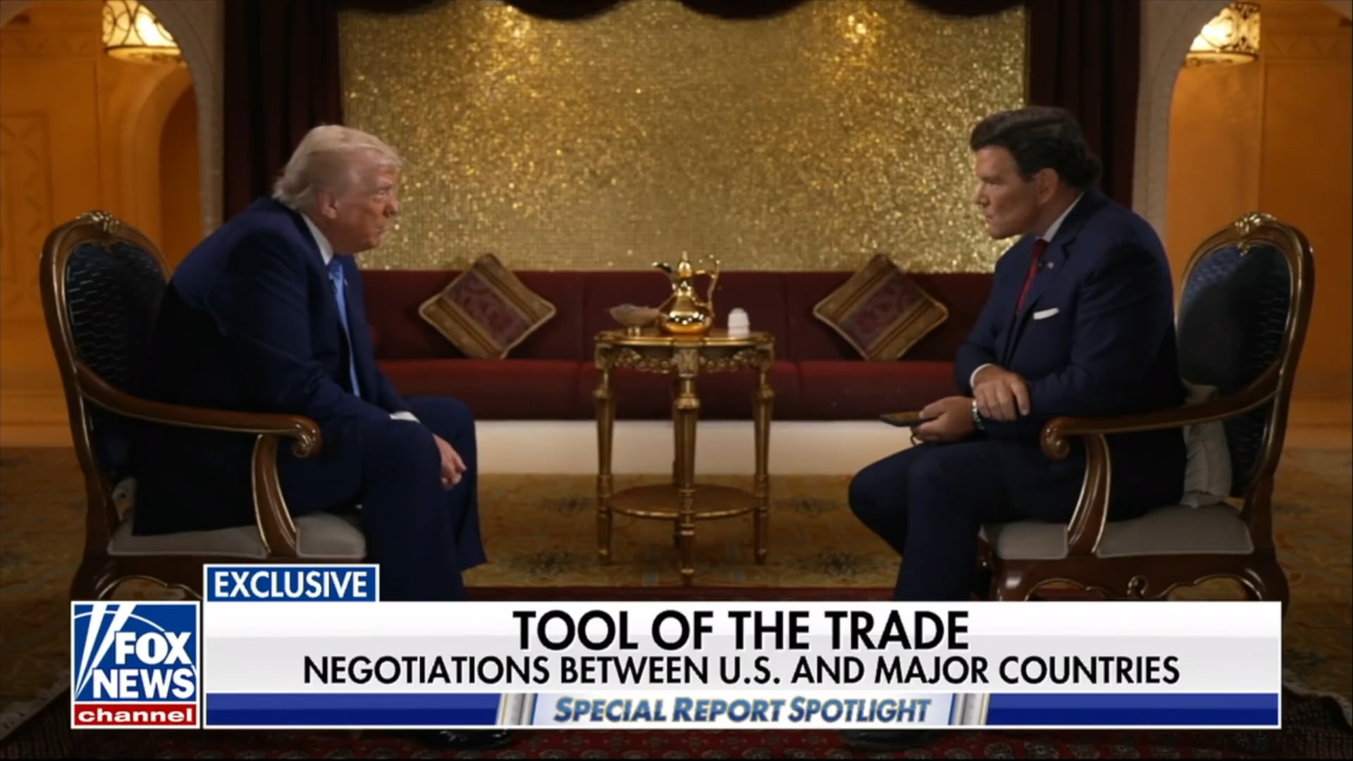 Interview: Bret Baier of Fox News Interviews Donald Trump in Abu Dhabi ...
