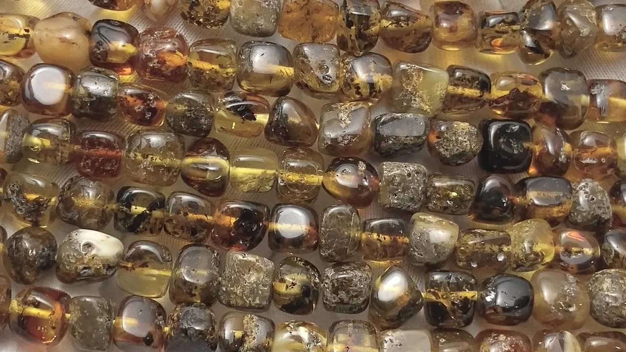 no.139 実りの琥珀　四角のヘマタイト no.139 実りの琥珀 四角のヘマタイト