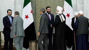 كلمة الرئيس السوري أحمد الشرع خلال تهنئة عيد الفطر في قصر الشعب بدمشق