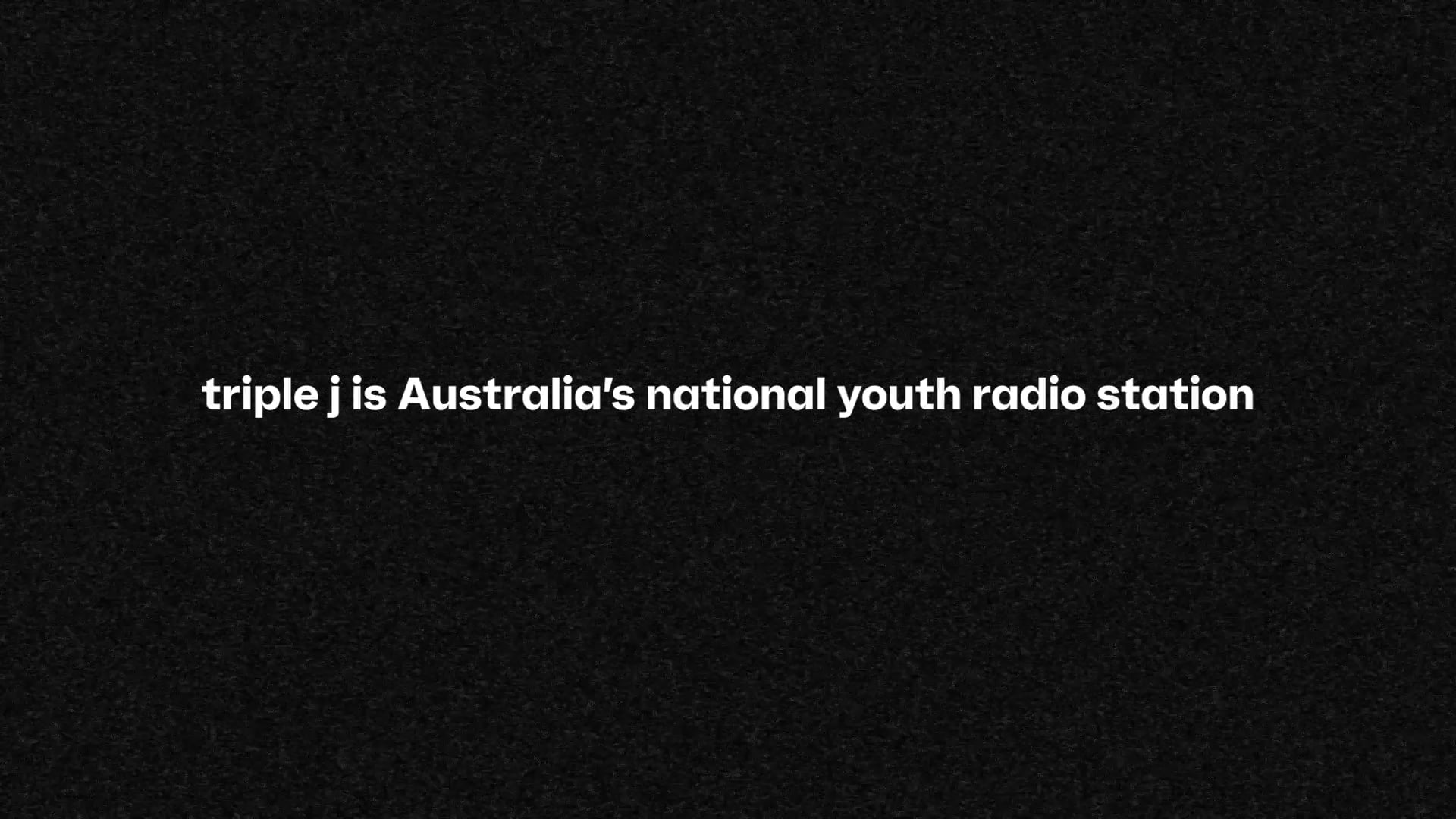 ABC: TripleJ Rebrand
