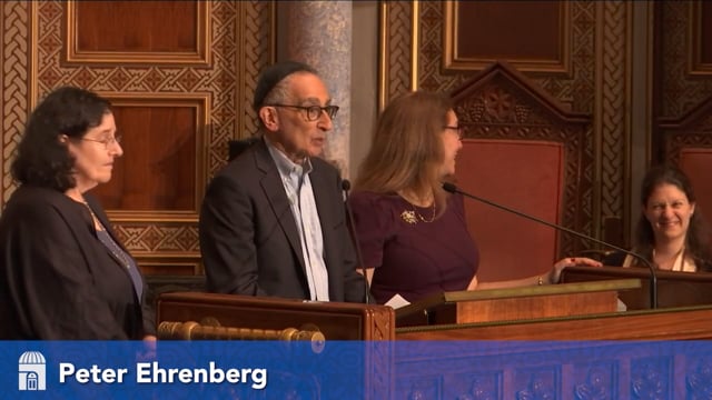 Words shared by the 2025 Meyer W Nathan's Service Award Recipient Peter Ehrenberg