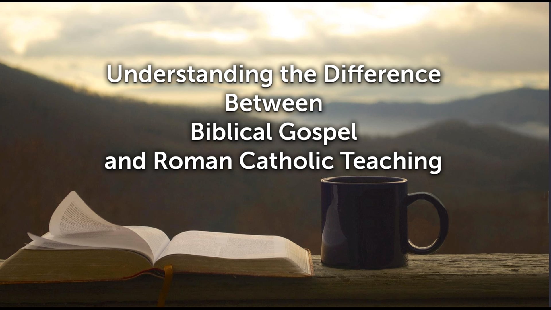 Biblical Gospel vs Roman Catholic Teaching | Pastor Mike Mills