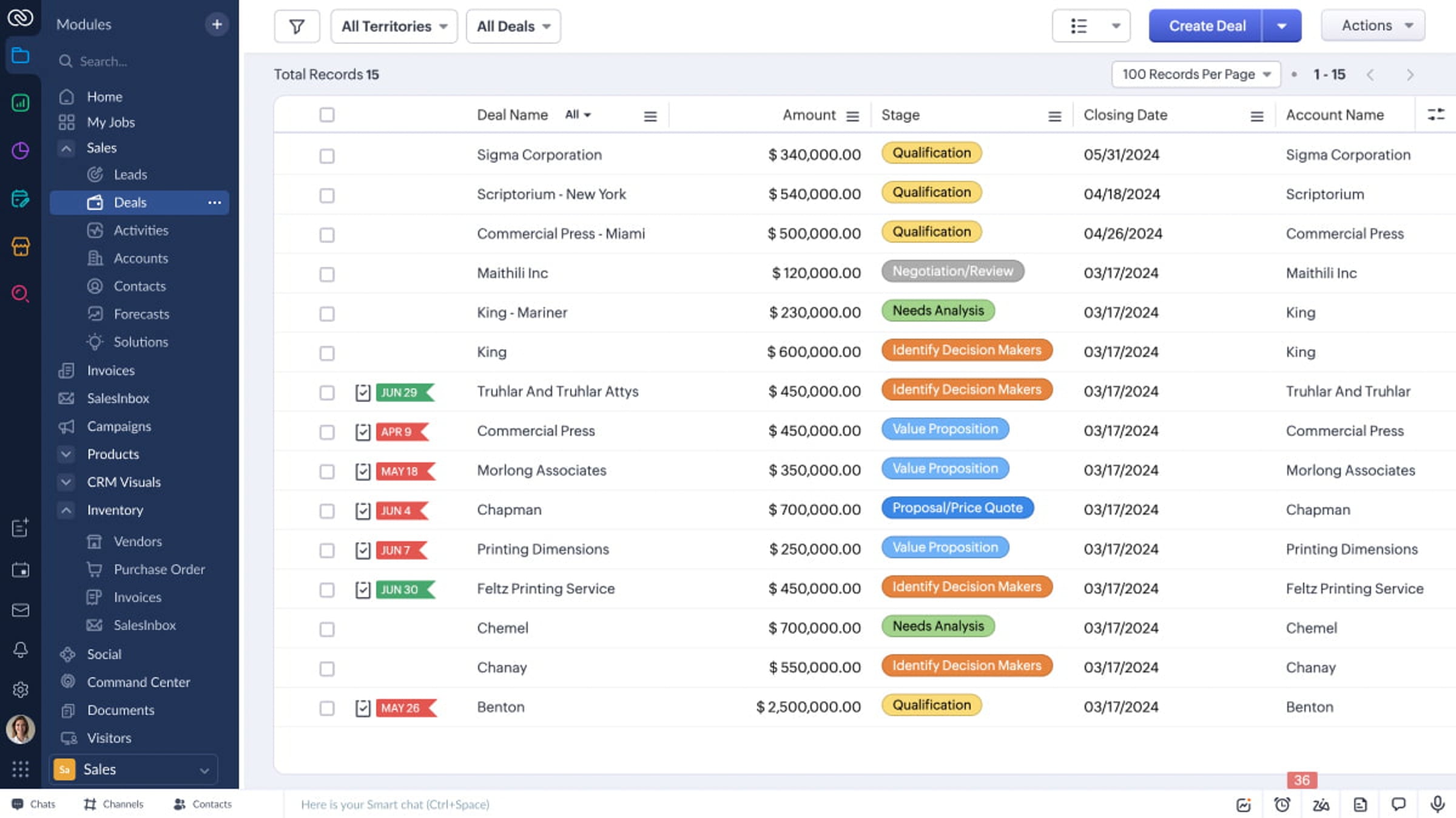 Zoho CRM Overview Demo | Videos & Movies on Vimeo
