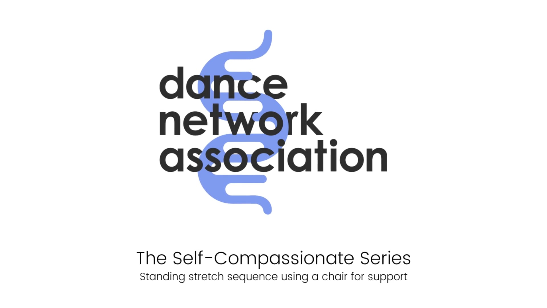 Standing stretch sequence with chair for support