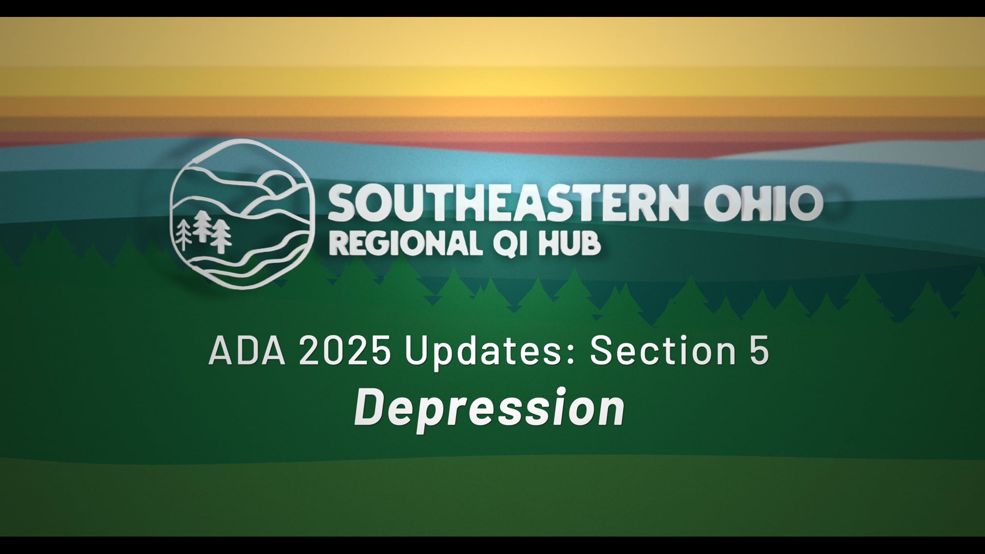 ADA 2025 Section 5 Updates - Depression