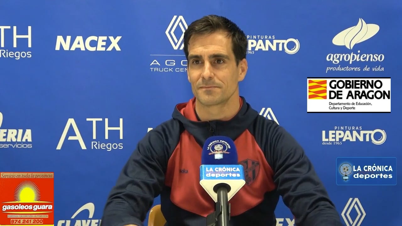 ÍÑIGO ROS (Entrenador Huesca B) CD Binéfar 4-2 SD Huesca B / Semifinal IDA Play Off de Ascenso a 2ª Rfef