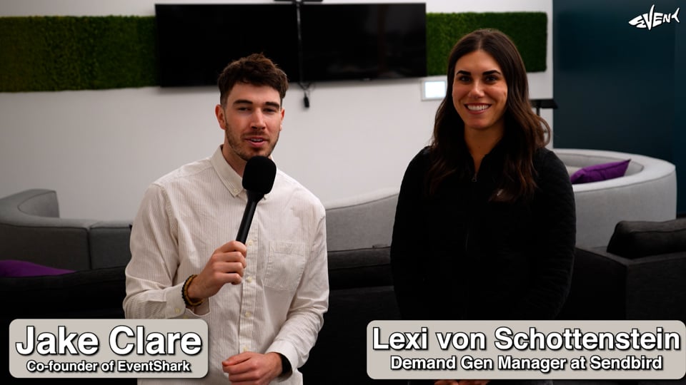 Sendbird testimonial for EventShark