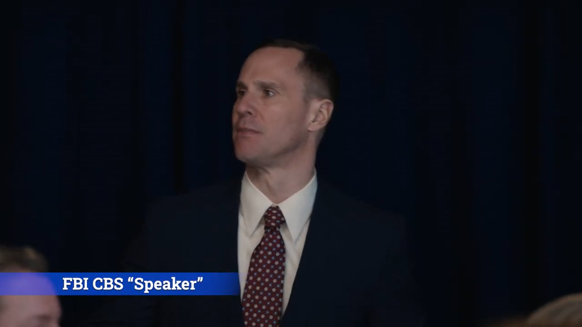 Tom Bentey as "Speaker" on FBI CBS