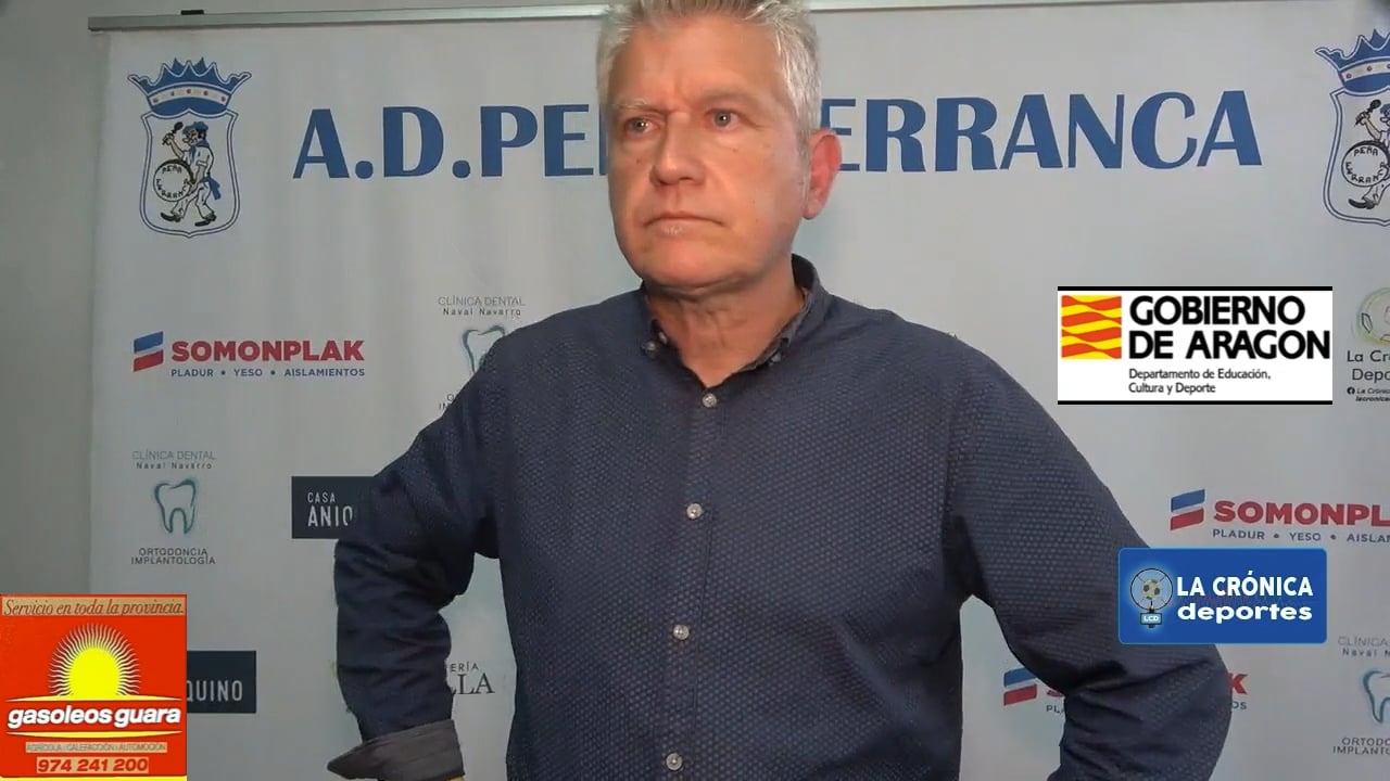 ÁNGEL ROYO (Entrenador Sabiñánigo) Peña Ferranca Tella 2-2 AD Sabiñánigo / Jor. 33 - Preferente Gr 1