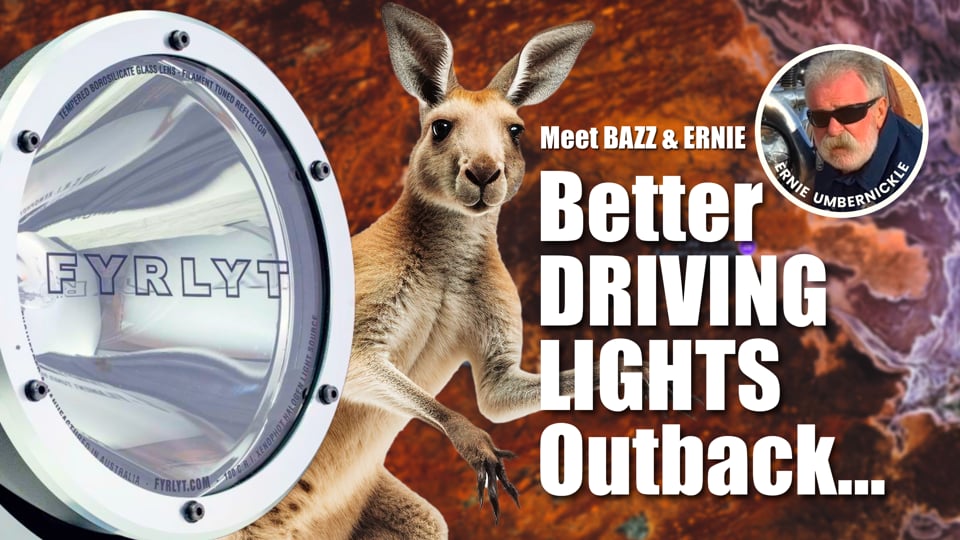 Mamimise your night driving safety Outback.