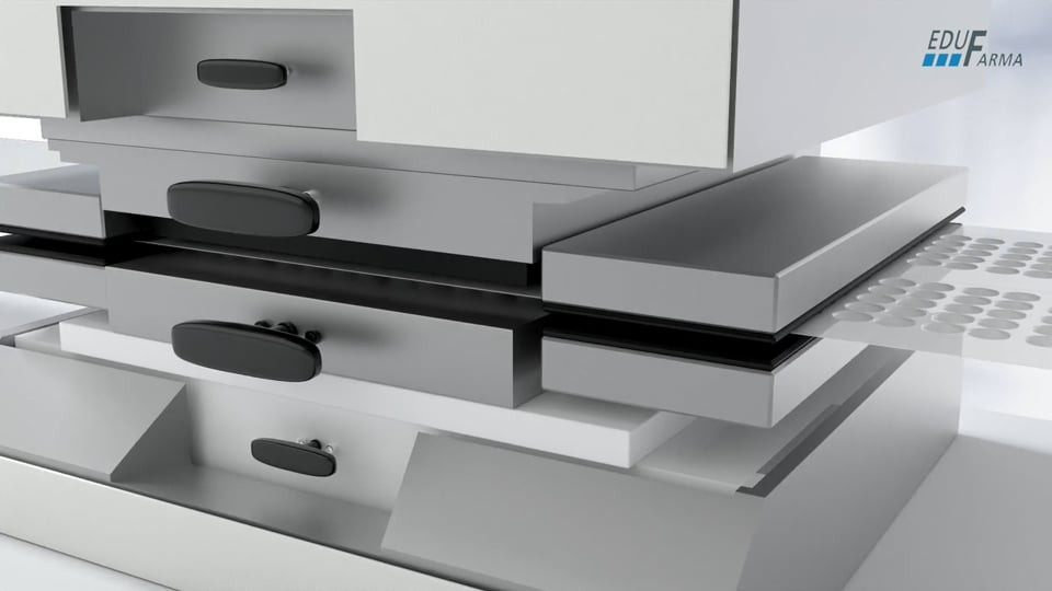 Video afspelen "3D Animatie | Edufarma - Blister- en verpakkingsmachine (2025)"