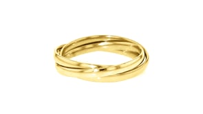 Italian 14kt Yellow Gold Rolling Ring