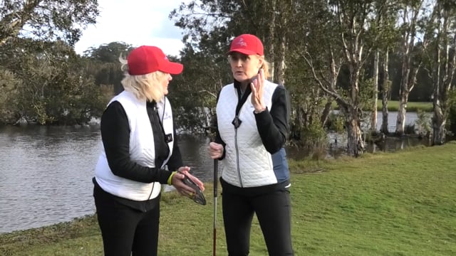 How to place your right hand on the grip on golf