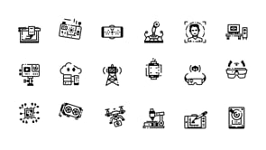 Animated Hardware and Technology, a Solid Icon by Vectors Market (Thumbnail 3 of 3)