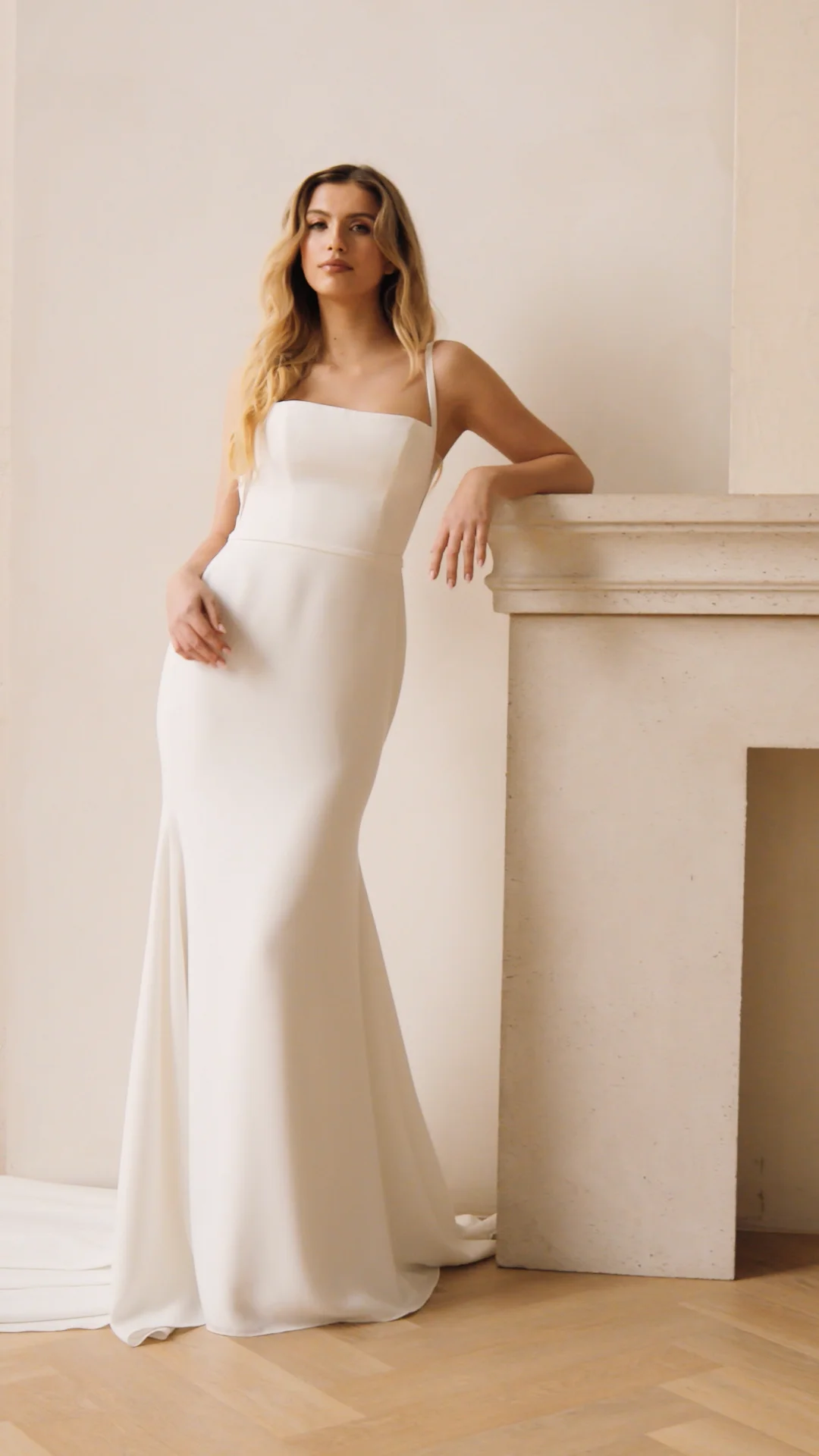 Style M2553 Fit and Flare Wedding Dress | Mikaella Bridal