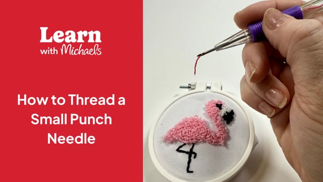 How to Thread a Small Punch Needle Expert-Led Craft Tutorial On-Demand ...