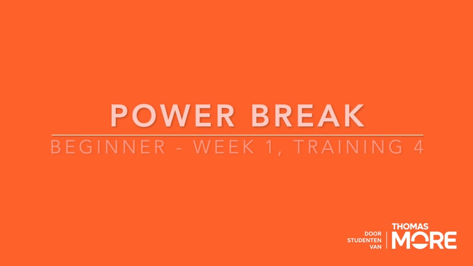 Beginner Week 1 Training 4