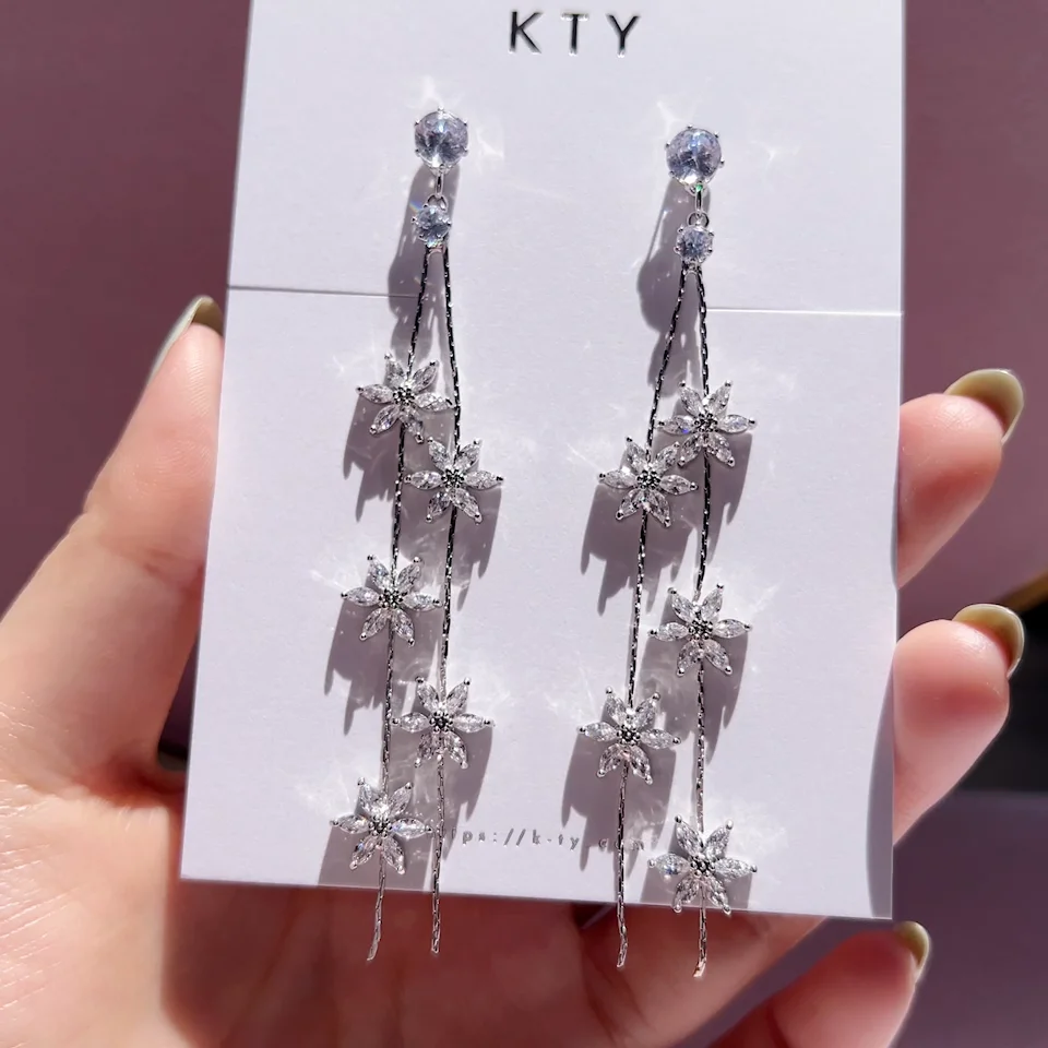 Sparkling 2Flower ピアス&イヤリング | KTY