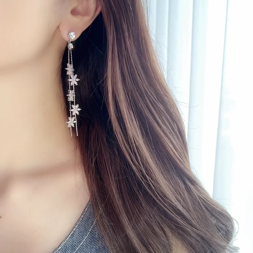 Sparkling 2Flower ピアス&イヤリング | KTY