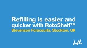 Prévia do vídeo Refilling is easier and quicker with RotoShelf™, Stevenson forecourts, Stockton, UK