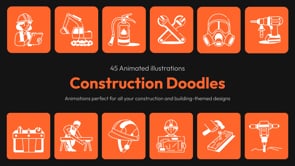 Animated Construction Drawings, a Person Illustration by Vectors Market (Thumbnail 5 of 5)