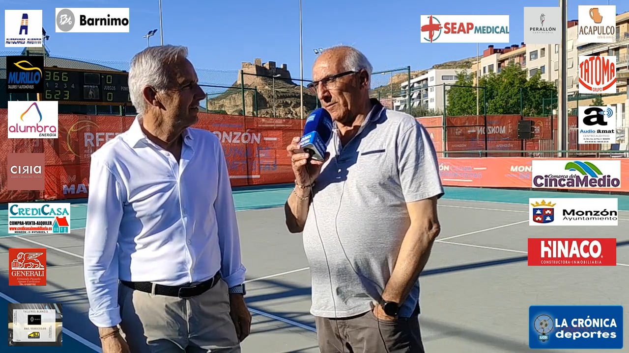 MICHEL  IRIGARAY  DIRECTOR  DEL  XX TORNEO DE TENIS  CONCHITA  MARTINEZ  EN  MONZÓN
