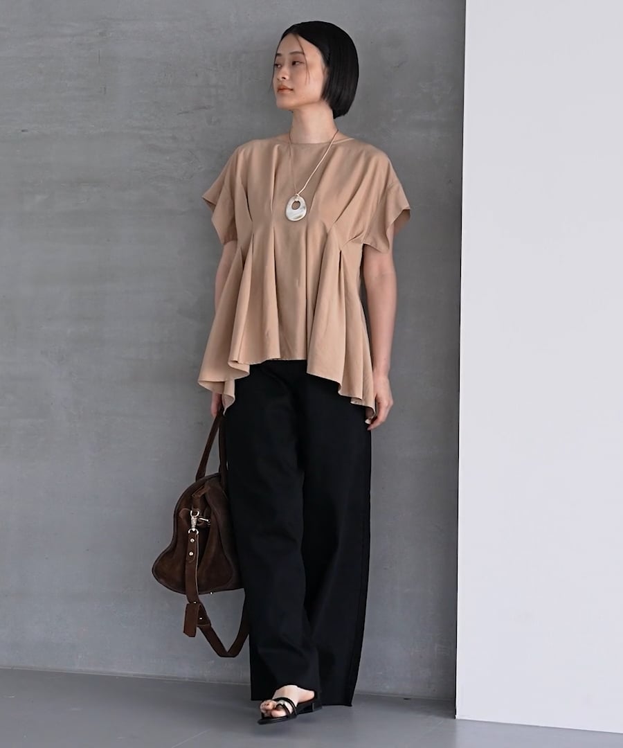 再入荷】タックデザインブラウス | [公式]アパートバイ （A part